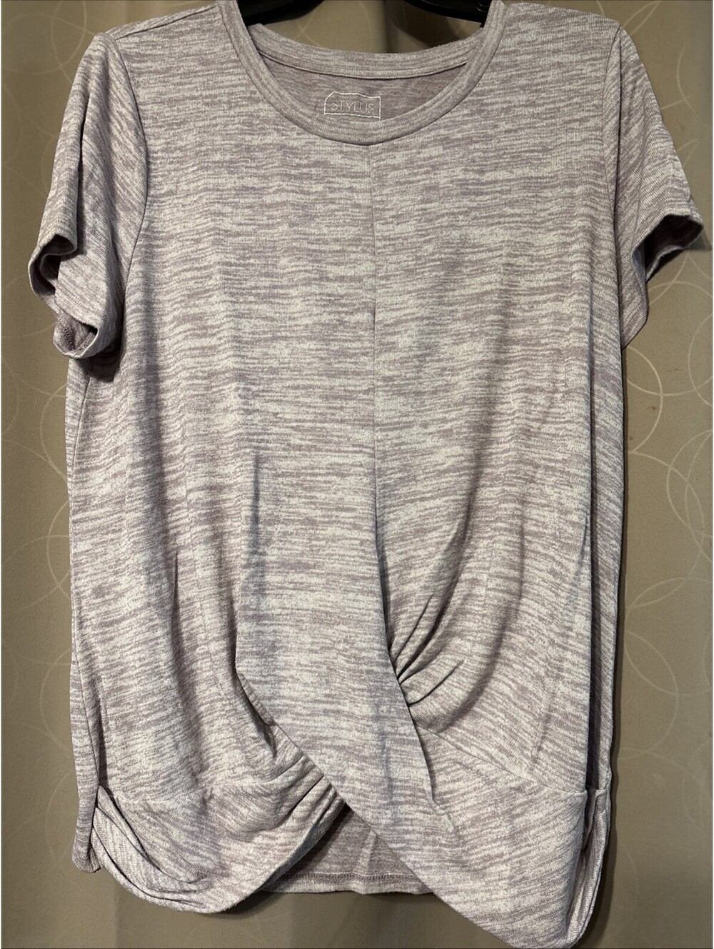 Purple Shirt By Stylus. Size Lg